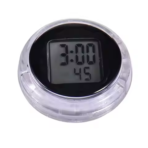 Universal Motorcycle Clock Accessories Watch Waterproof Stick-On Motorbike Mount Digital Clock Moto 