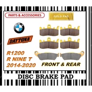 BMW R NINE T 14-19 BRAKE PADS SET DAYTONA TYPE GOLD