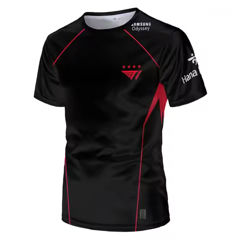 2024 New T1 E-Sports Support Team Uniform League Of Legends Esports Jersey T Shirt Sport Game Team M