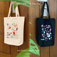 I think I like this silly little life Tote Bag | College bag School bag Grocery bag Canvas Bag | Day