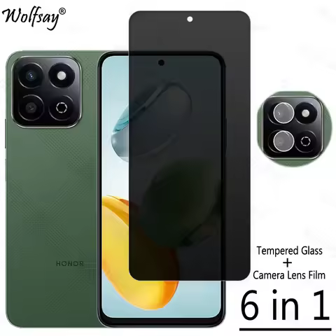 Privacy Screen Protector For Honor X7c Anti-Spy Tempered Glass For Honor X7c X7 c Camera Glass For H