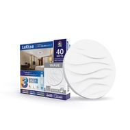 LeKise โคมไฟเพดาน LED 40W พร้อมรีโมท สำหรับตกแต่งห้องนอน แสงสว่างอบอุ่น