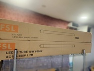 全新佛山照明 T8  全玻璃慳電光管燈 FSL LED T8 18W 6500K 1.2M