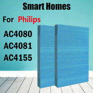 เปลี่ยน AC4155แผ่นกรองเครื่องทำความชื้นอากาศสำหรับ Philips AC4080 AC4081เครื่องกรองอากาศ