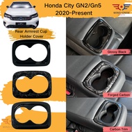 Rear Armrest Cup Holder Protector Cover Honda City GN2/GN5 Hatchback 2020-Present Car Accessories
