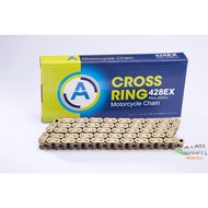 [AM Yuemeng] KRV180 Gold Oil Seal Chain Cross-Ring 428EX 80L
