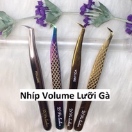 Premium D'Pa lasher pre-sanded volume tweezers create 8-12d fans for life