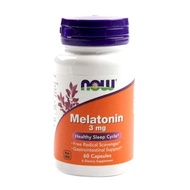 Melatonin 3mg Now 60 viên - Hỗ trợ tạo giấc ngủ tự nhiên không gây mệt mỏi