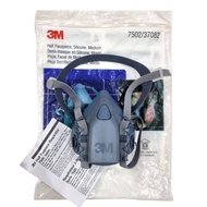 GERUSANBUPLAS Mask 3m 7502 Reusable Respirator Half Facepiece MEDIUM