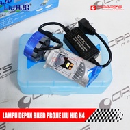 Biled Mini Projector Headlight Liu HJG H4 55 Watt AC DC Cooling Fan Original Cipapzs Motowork