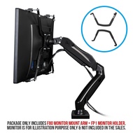 SG Monitor Arm -  Sitting Posture Corrector Ergonomic Computer Stand Office Desk Table VESA Mount Adjustable Desktop Organizer RISER NORTH BAYOU NB F80 WALL CLAMP BASE ADAPTER FOR PRISM DELL HP LG SAMSUNG XIAOMI TV WITH LAPTOP TRAY