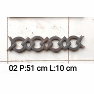 Ornamen Pagar Besi Cor Minimalis Kode 02