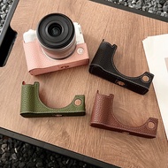 Suitable for Canon R50V Leather Case Base r50v Micro Single Camera Bag R50V Protective Portable Half