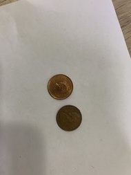 加拿大硬幣金色2枚