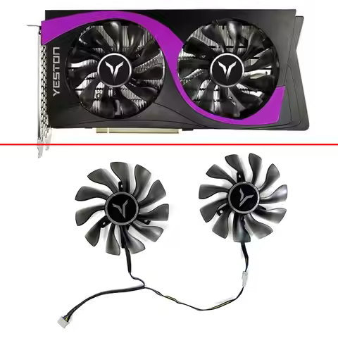 Cooling Fan 85MM 4PIN FDC10U12S9-C 12V RTX2060 GTX1660S graphics Fan For YESTON GTX1660 SUPER RTX206