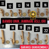 bambu unik bertuah, bambu antik, bambu petuk asli, bambu souvenir