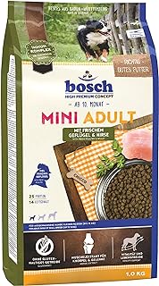 bosch HPC Mini Adult Poultry &amp; Millet Dry Dog Food for Small Breed Adult Dogs - 3kg