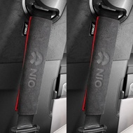 car safety belt shoulder protector alcantara suede F For weilai NIO ET5 ES6 ES8 EC6 ET7 ES7 ET9 ET5T