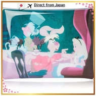 Disney Alice in Wonderland Pouch, Makeup Pouch, Square Pouch, Travel Pouch, Antibacterial PVC Clear 