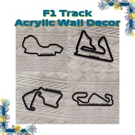 F1 Formula 1 Race Track Acrylic Wall Décor 3mm