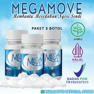 Megamove Paket 3 BOTOL Megamove Original Obat Meredakan Nyeri Sendi