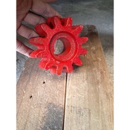 Gear cement mixer pineapple teeth axle 28mm 12 cast teeth cement mixer