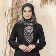 Mama In Fashion - Voal Patterned Square Hijab Hijab/ - Hijab - Latest Patterned Square Hijab - Origi