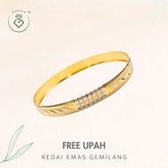 [Kedai Emas Gemilang] 600199  Gold Bangle (6.2) (14.31G) [916 Gold]