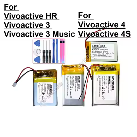 361-00108-00 361-00108-01 Battery For Garmin Vivoactive 3 Music 4 Vivoactive 4S HR GPS 361-00086-24 