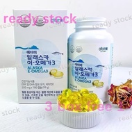 【BUY3FREE1】 Atomy Alaska E-Omega 3 550mg X 180 capsules Atomy best supplement omega 3 atomy fish oil