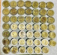 เหรียญที่ระลึก 10 บาท สองสี วาระทั่วไป 48 วาระ *เหรียญผ่านการใช้งาน (ราคาต่อชุด)