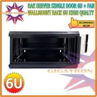 WALLMOUNT RACK 6U SINGLE DOOR SERVER RACK/ 6U WALLMOUNT RACK SINGLE DOOR RACK SERVER 6U WALLMOUNT RA