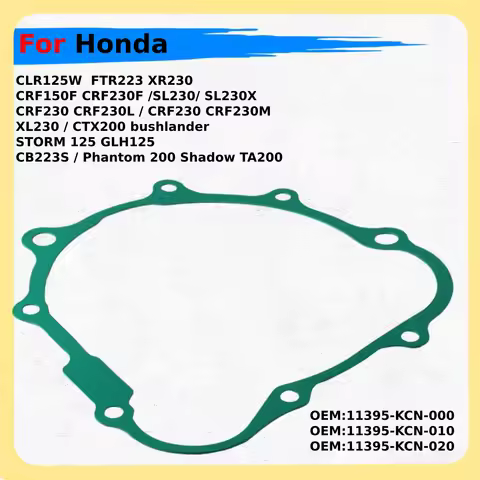 Motorcycle Clutch Cover Gasket For Honda CLR125W / FTR223 / XR230 / CRF150F / CRF230F / SL230 / XL23