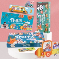 Young Children Early Education Number Puzzle Big Piece 1-3 Years Old Half Baby Intellectual Developm