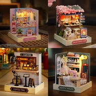 DIY House DIY Building Gift Boys Girls Girls Wooden Handmade Simulation Scene Cottage Valentine's Da