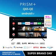 PRISM+ Q65 Quantum Edition | 4K Android TV | 65 inch | Quantum Colors | Google Playstore | Inbuilt Chromecast | HDR10