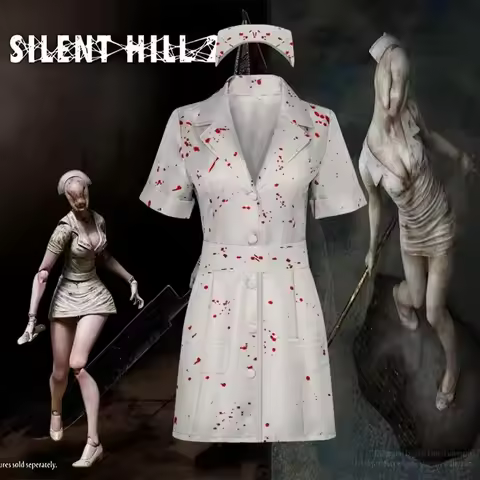 Halloween Cosplay Silent Hill Female Nurse Cosplay Costume Silent Hill Remake Horror Zombie Nurse Co