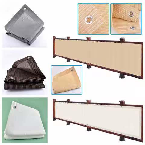 Sunshade Net Balcony Safety Fence Shading Net Width 0.9m To 1.5~10m HDPE Anti-UV Courtyard Succulent