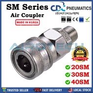 CDC Pneumatics [MADE IN KOREA] Air Coupler 20SM 30SM 40SM Quick Coupler Compressor Hi Cupla