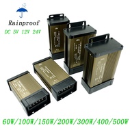 หม้อแปลง220V ถึง5V 12V 24V 100W 200W 300W 400W 500W Ac/dc สวิตช์จ่ายไฟสลับแหล่งจ่ายไฟ Rainproof SMPS