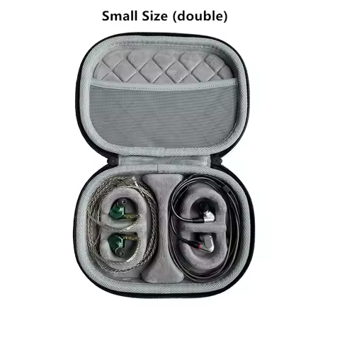 Portable Hard Shell Bag Case for Sony IER-Z1R M7 M9 Sennheiser IE900 In-ear HiFi Earplugs Earhook He