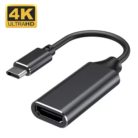 Type C to HDMI Adapter Converter USB C to HDMI Adapter HDMI-compatible Cable Adaptor HD-MI Converter