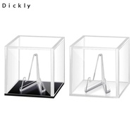 [Dickly] Guitar Pick Display Box, Guitar Pick Box with Stand, 1.97 X 1.97 X 1.97 Inches, Collectible