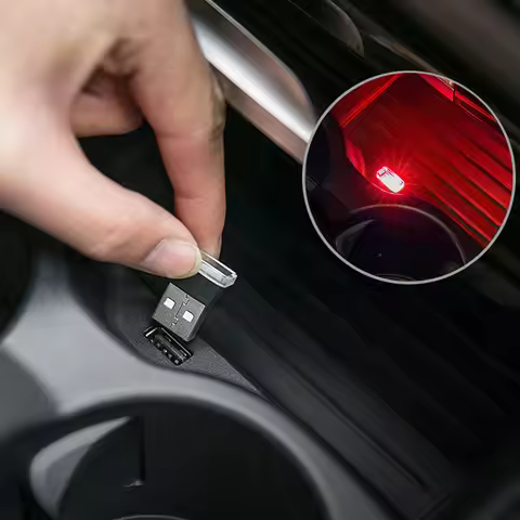 Car Styling Cup Holder Storage Box Light USB Decorative For BMW 1 2 3 4 5 7 Series X1 X3 X4 X5 X6 F3