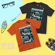 Irox Kids Distro Bus Basuri Winspector Children's T-Shirt for Boys 1 2 3 4 5 6 7 8 9 10 Years Combed