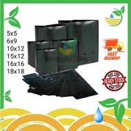 Polybag 1kg 16x16 Polibeg Hitam Polybag PutihFertigasi Tahan Lama Tebal Tahan UV