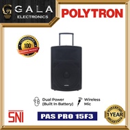 Speaker Trolley Polytron Pas Pro 15F3 Meeting Portable Active Aktif 15