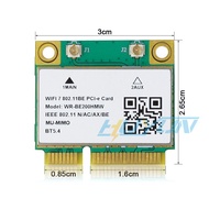 WiFi7 Mini PCI-E WiFi Card BE200HMW Bluetooth 5.4 Network Adapter For Laptop