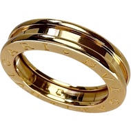Pre-owned BVLGARI B-ZERO1 single-band ring, size 11, 18k gold, 6.6g, #51, for women.