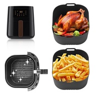 [Waysle3] 2 Pcs Silicone Air Fryer Liner Non-stick Baskets for HD9252 HD9200 HD9255